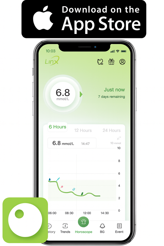 LinX CGM App preview